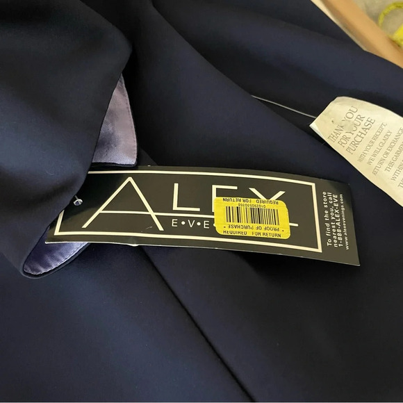 Alex Evenings Women's Maxi Formal Jacket Dress Vintage Y2K Made in USA  modest - Picture 14 of 16